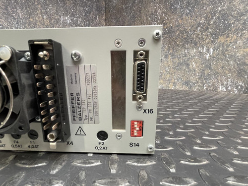 Pfeiffer Balzers TCP380 Power Supply/Turbomolecular Pump Controller