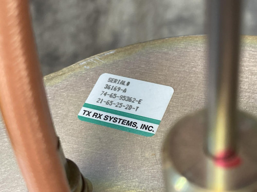 TX RX Systems 74-65-95362-E Cavity Tx 408.3875 MHz, 21-65, #152