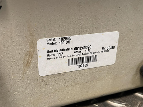 Isco 100DX Syringe Pump w/o Controller