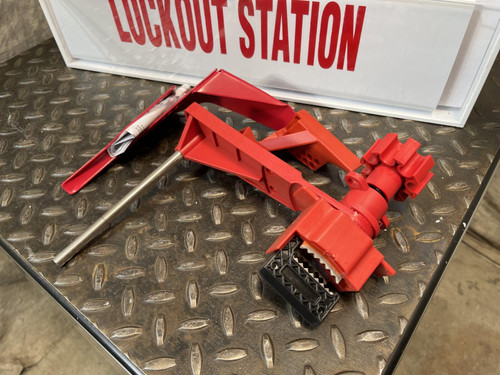 Brady Large Lockout Station w/ Multiple Locks - Unused