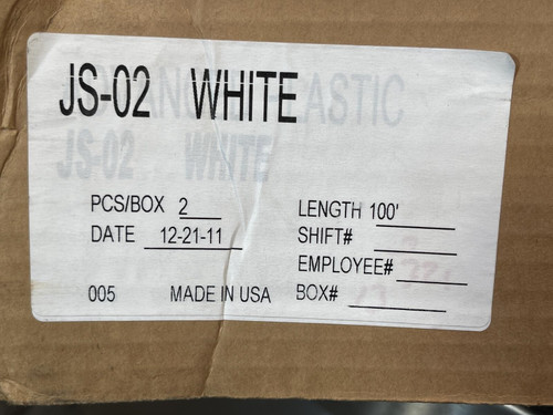 National Door 143790 WH200 Reverse Angle Weatherseal - White