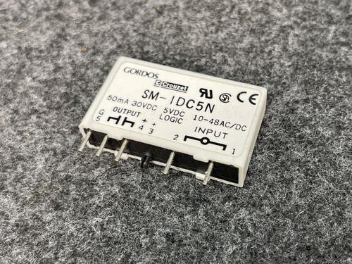 Lot of 2 Gordos SM-IDC5N I/O Module, 50mA, 10-48 AC/DC
