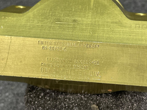 Bendix MS-28720-8 Filter-Hydraulic, Aircraft, 569408 -Unused