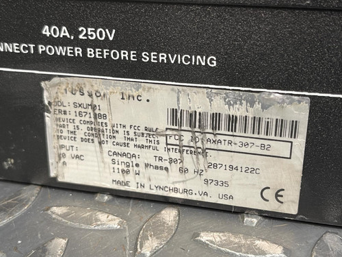 Ericsson Inc. SXUM01 Commercial Power Supply