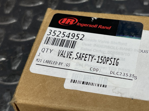Ingersoll Rand 35254952 Kunkle Valve, Relief Valve, 0548-C01-KM - Unused