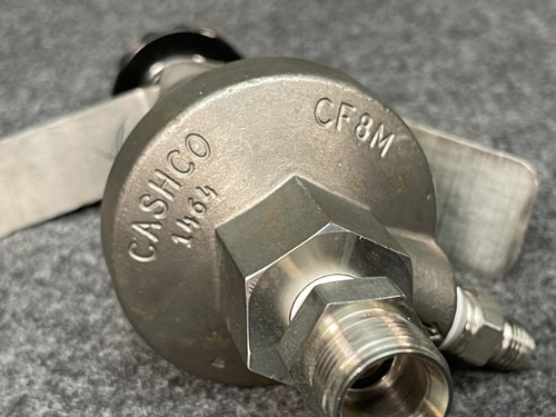 Cashco 1/4"NPT 1465 SST/SST/S1/ Valve, 5000 PSI In, 300 PSI Out -Unused