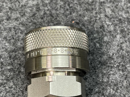 Swagelok SS-QF8-B-810 SS Full Flow Quick-Connect Body 1/2" Tube Fitting, 13.0 Cv