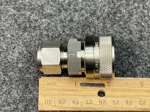 Swagelok SS-QF8-B-810 SS Full Flow Quick-Connect Body 1/2" Tube Fitting, 13.0 Cv