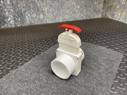 Praher Knife/Gate Valve, 2" Slip x 2" Slip PVC Praher 200-Gate