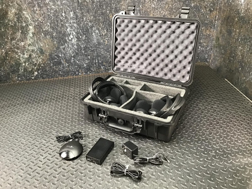 Rescue Phone CRT Wireless Headphones w/ Pelican Hard Case Zenith ZEN912