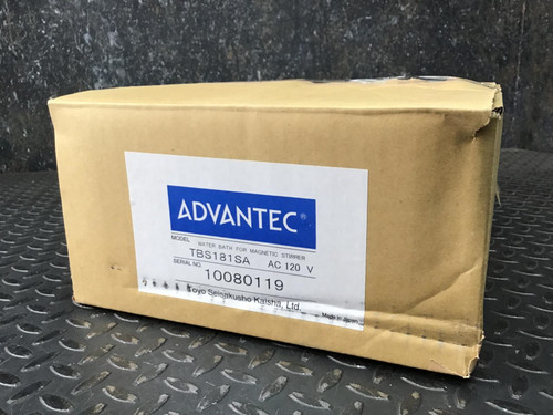 Cole-Parmer Advantec Water Bath for Magnetic Stirrer TBS181SA -Unused