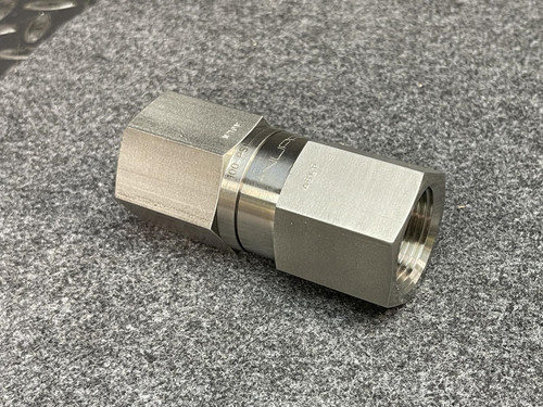 Swagelok / Nupro Check Valve, Spring, 100PSI, 316 Stainless Steel, 1.25" FNPT