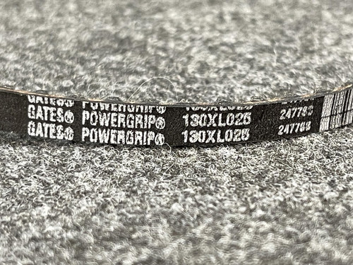 Lot of 2 Browning 24XLB037 Gear Belt Pulleys w/ Belts