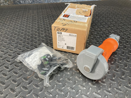 Hubbell HBL430C12W Water Tight Pin And Sleeve Connector 30A 125-250V