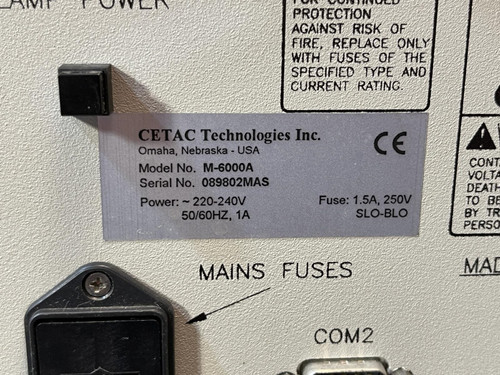 Cetac M-6000A Mercury Analyzer w/ ASX-500 Auto Sampler