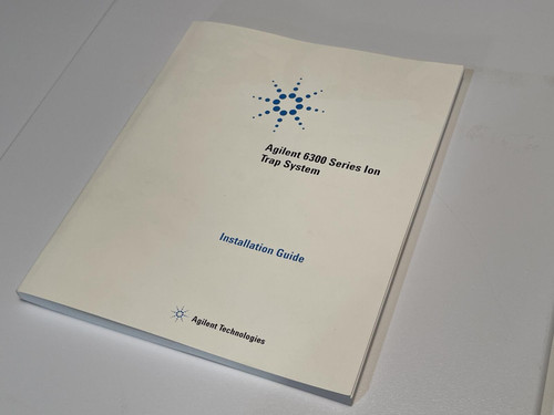 Agilent Technologies Inc. 6330 Ion Trap LC/MS, 6300 Series, G449A