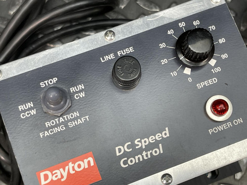 Dayton 4Z248D Permanent Magnet DC Motor with DC Speed Controller