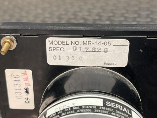 Beede MR-14-05, CVH-3 Vacuum Gauge for DV-23 Gauge Tube