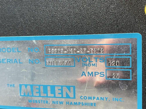 Mellen PS305 Controller and 12" Tube Furnace 2-301M