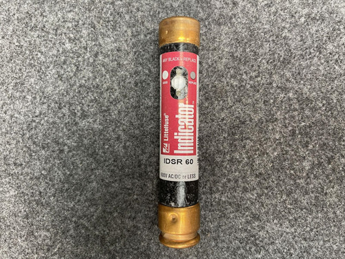 Lot of 3 Littelfuse IDSR 60, 600V AC/DC Fuses - Unused