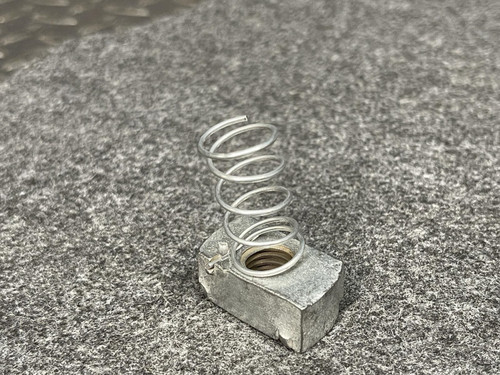 Lot of 45 Power-Strut Channel Nuts w/ Spring, PS RS 1/2 EG 1/2 Spring - Unused