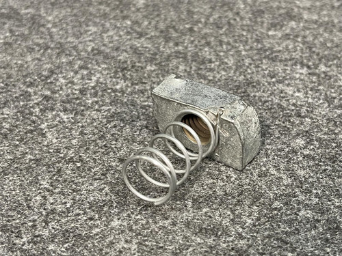 Lot of 45 Power-Strut Channel Nuts w/ Spring, PS RS 1/2 EG 1/2 Spring - Unused
