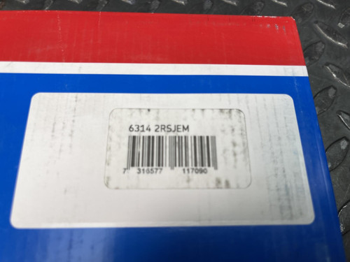 SKF 6314 2RSJEM Deep Groove Ball Bearing - Unused