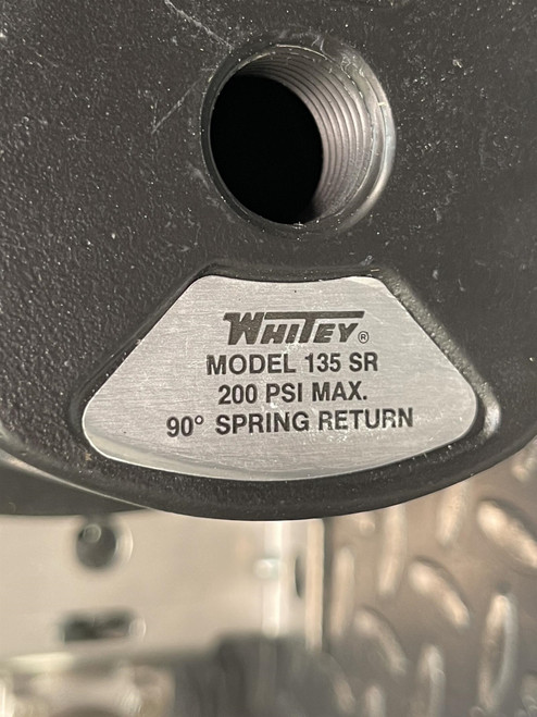 Whitey, Swagelok Model- 135 SR, 90° Spring Return Actuator - Unused