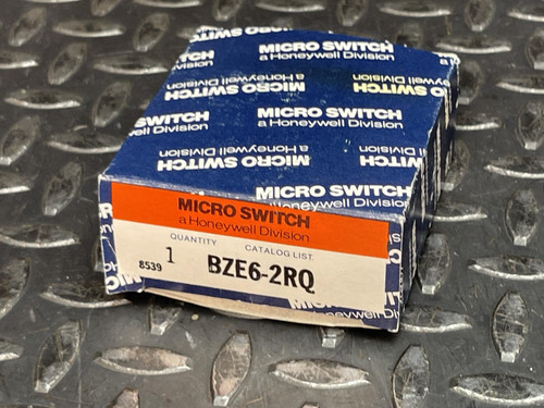 Micro Switch BZE6-2RQ Limit Switch Medium Duty Compact 15A - NIB