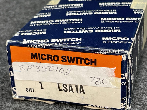 Micro Switch LSA1A Heavy Duty Limit Switch, SPDT, 600VAC, 10A, Side Rotary - NEW