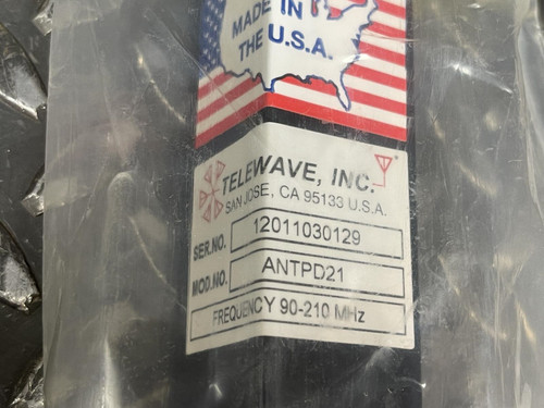 Telewave ANTPD21 2-Way Power Divider 90-210MHz 500 Watt N-Female Conn.