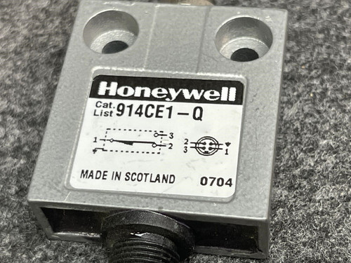 Honeywell 914CE1-Q Compact Limit Switch, Enclosed, SPDT, Top Plunger, Microswitc