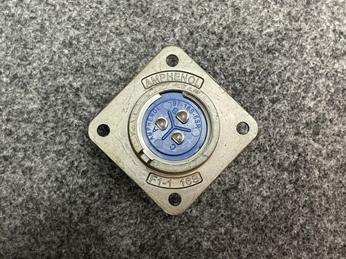 Amphenol 97-3102A-16S-6S Circular MIL Spec Connector 3 Pos. Box Mount