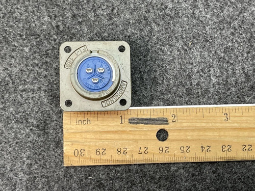 Amphenol 97-3102A-16S-6S Circular MIL Spec Connector 3 Pos. Box Mount