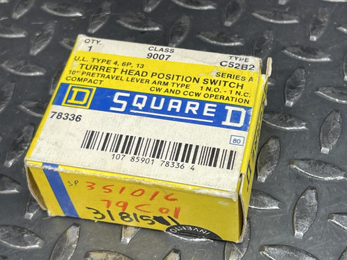 Square D C52B2 Limit Switch - Unused