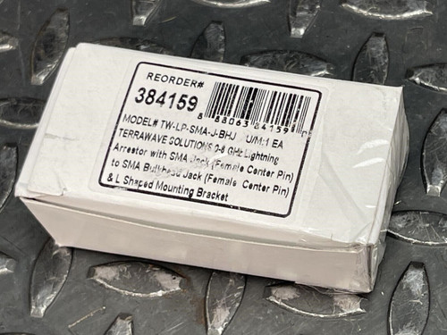 TerraWave TW-LP-SMA-J-BHJ Lightning Arrestor, 6 GHz, SMA F to SMA F