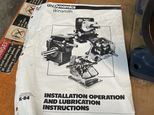 Winsmith 6MCT Speed Reducer 10:1 - Unused