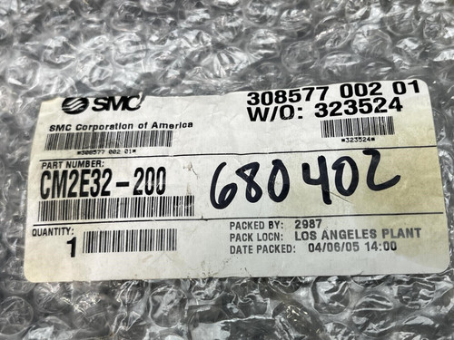 SMC CM2E32-200Z Cylinder, Double Acting, CM2/CM