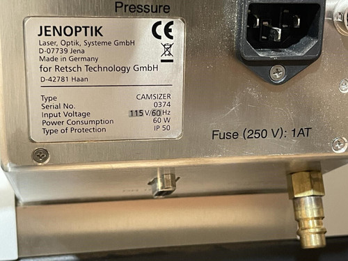 Jenoptik, Retsch Camsizer 3D Particle Analyzer w/ Automated Autosampler System