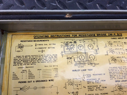Skiatron Electronics & Television Corp. ZM-4 B/U Resistance Bridge