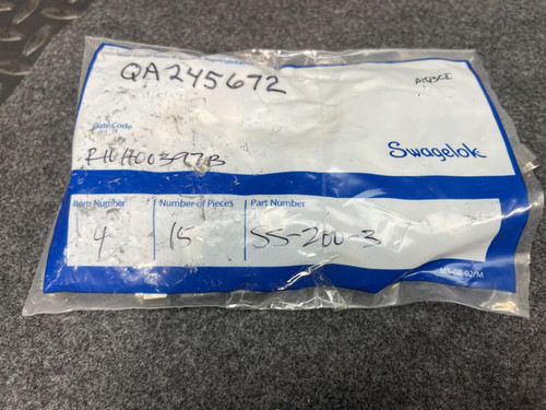 Lot of 25 Swagelok SS-200-3, 1/8" Tube Union Tee - Unused