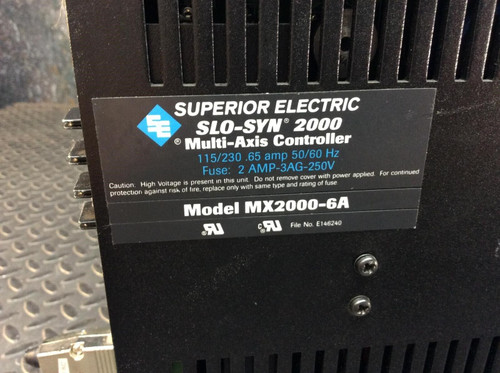 Superior Electric MX2000-6A Four-Axis Controller SLO-SYN 2000