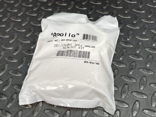 Apollo 83-058-29 3 Piece Graphite Ball Valve Service Kit, "New Old Stock"