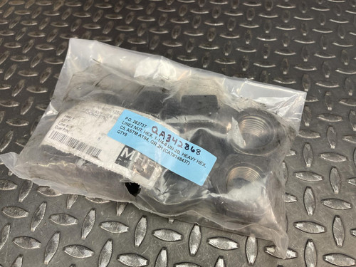 Lot of 8, Structural 2H Heavy Hex Nut 1-1/4-6 Coarse Thread ASTM A194 Grade 2H MHF