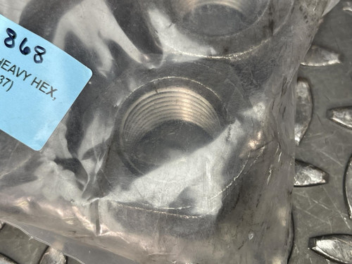 Lot of 8, Structural 2H Heavy Hex Nut 1-1/4-6 Coarse Thread ASTM A194 Grade 2H