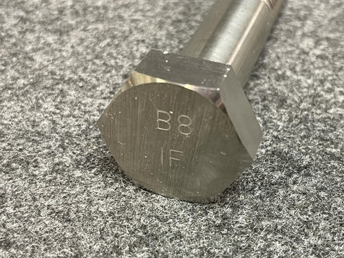 Lot of 8, 3/4" x 4" Heavy Hex Bolt, 316 Stainless Steel, ASTM A193, Grade B8