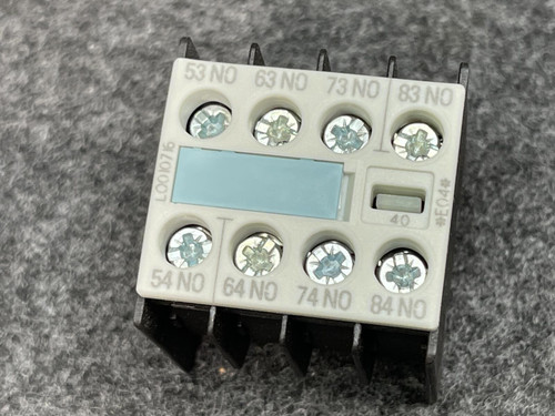 Siemens 3RH1911-1FA40 Auxiliary Contact Block - Unused