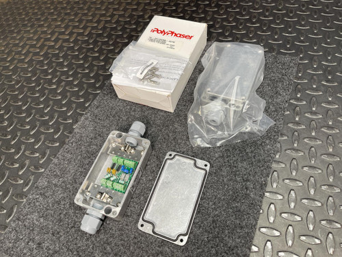 Lot of 2 PolyPhaser IX-2H1DC56-IG/W Indoor/Outdoor Surge Protectors -Unused PolyPhaser IX-2H1DC56-IG/W