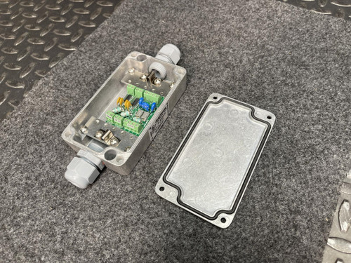 Lot of 2 PolyPhaser IX-2H1DC56-IG/W Indoor/Outdoor Surge Protectors -Unused