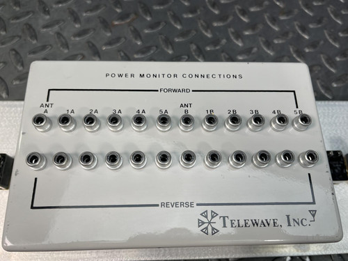 Telewave PM10C2S Wattmeter for 2 Antennas, 10 Transmitters